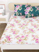 Double King Bedsheet with 2 Pillow Covers