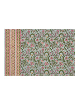 Green  Double King Bedsheet with 2 Pillow Covers