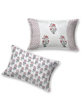 Handblock printed Jute Cotton Bedcover - Double King with 2 Pillow Covers