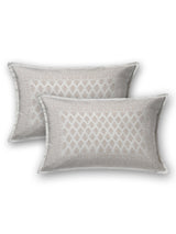 Double King Bedsheet with 2 Pillow Covers with Gold prints