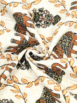 Quilted Floral Printed Reversible Bedcover with 2 Pillow Covers