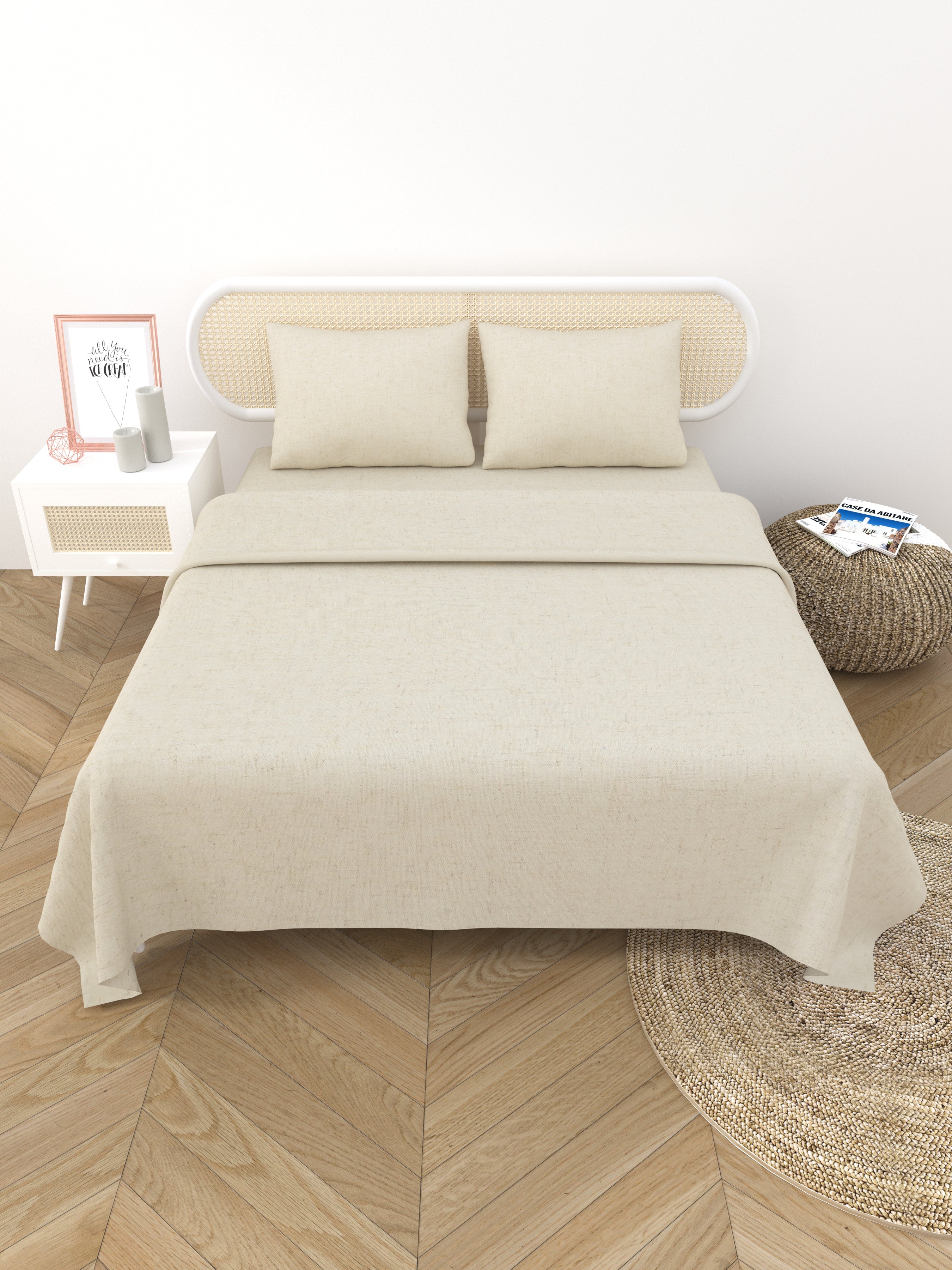 Bamboo Linen King-size Bed Sheet Set