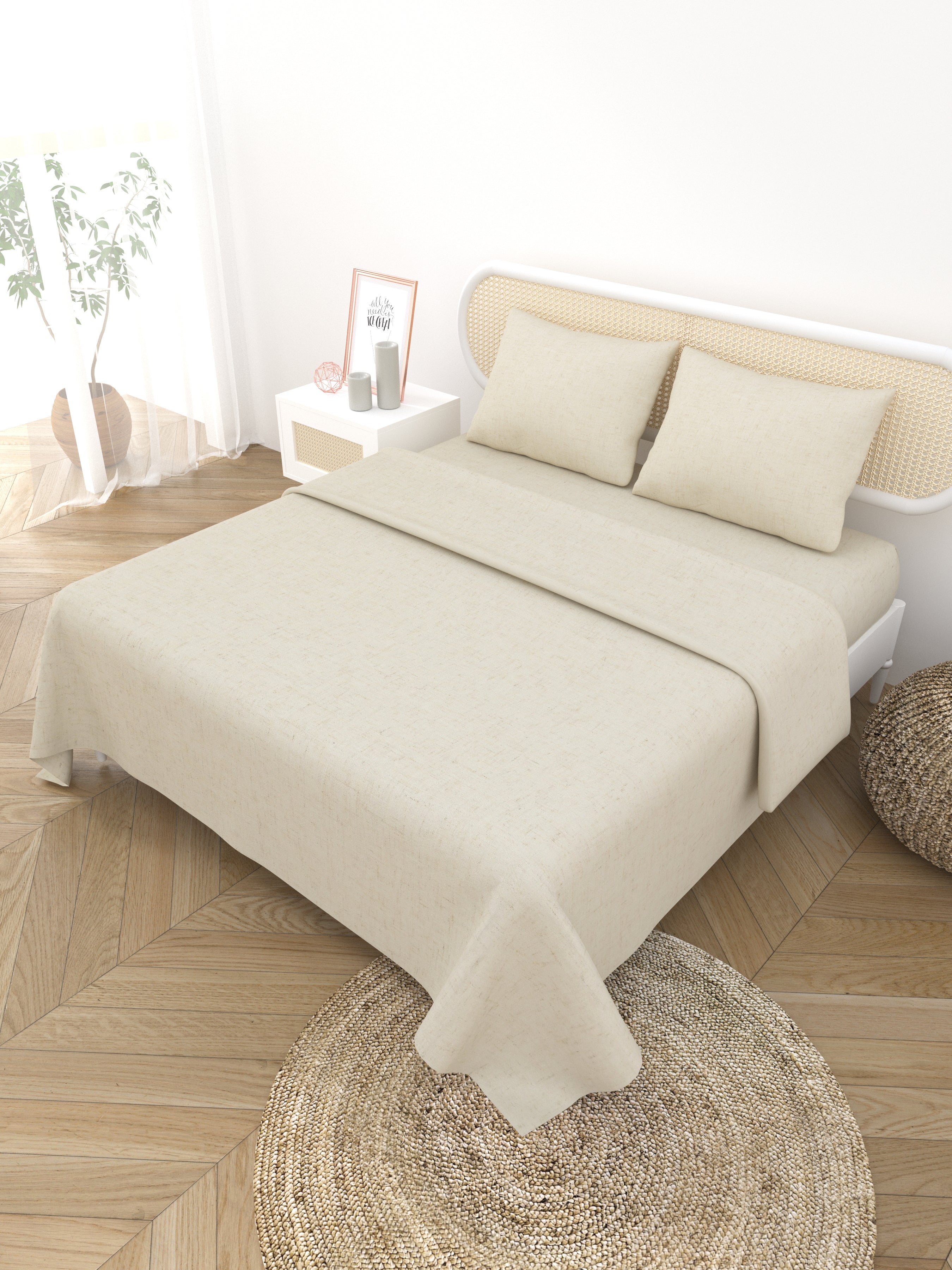 Bamboo Linen King-size Bed Sheet Set