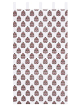 Set of 2 Cotton Handblock Printed Cotton Door Curtain - 7X5 Feet