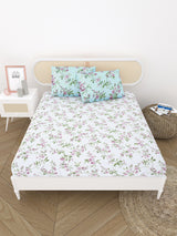 Double King Bedsheet with 2 Pillow Covers