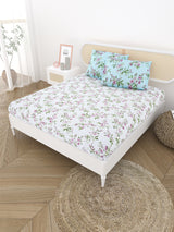 Double King Bedsheet with 2 Pillow Covers