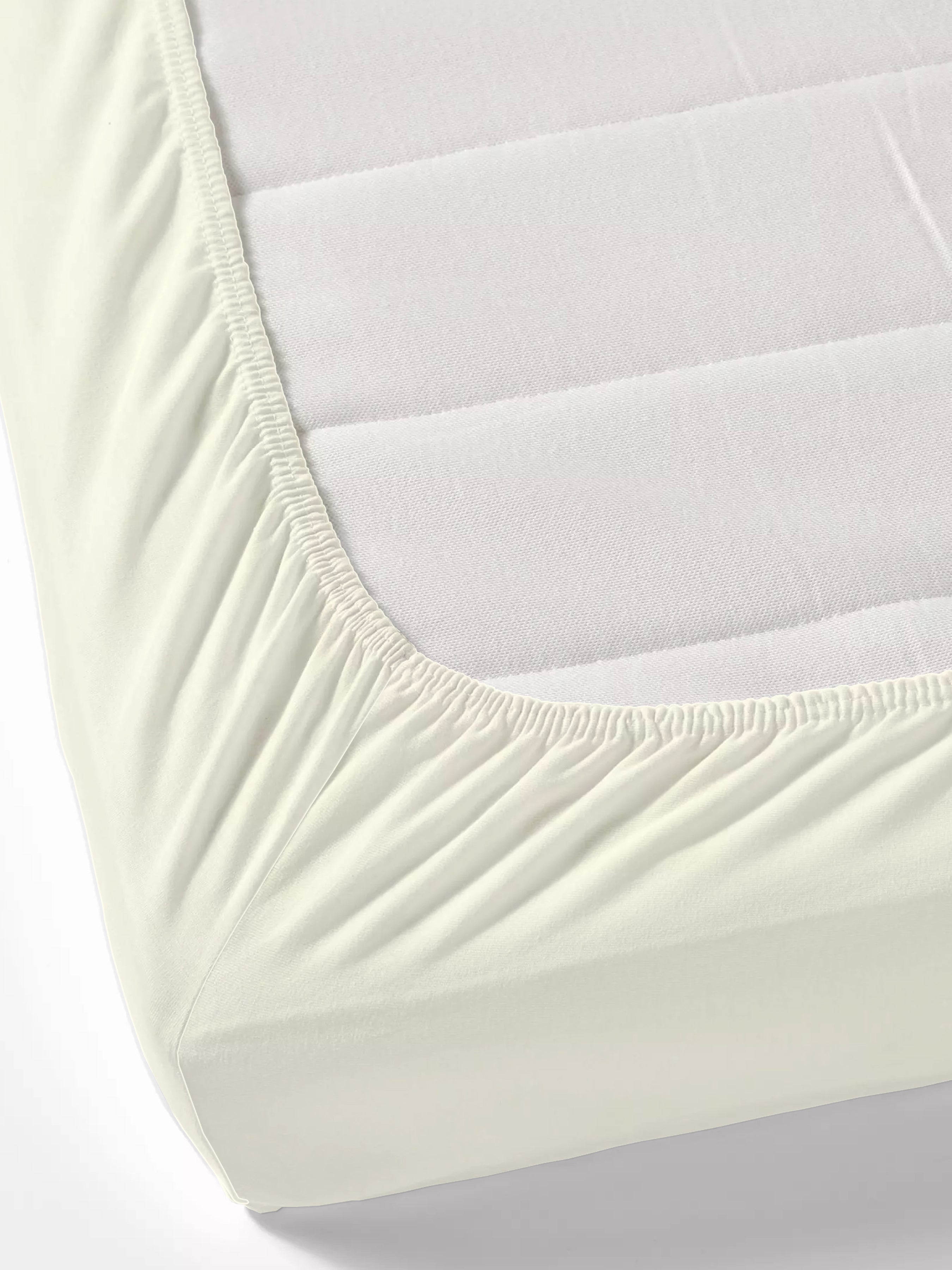 Premium Cotton Fitted Bedsheet (90x108 Inch) – Plain Design with 2 Printed Pillow Covers