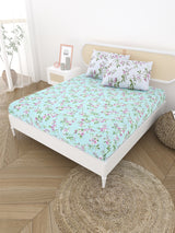 Double King Bedsheet with 2 Pillow Covers