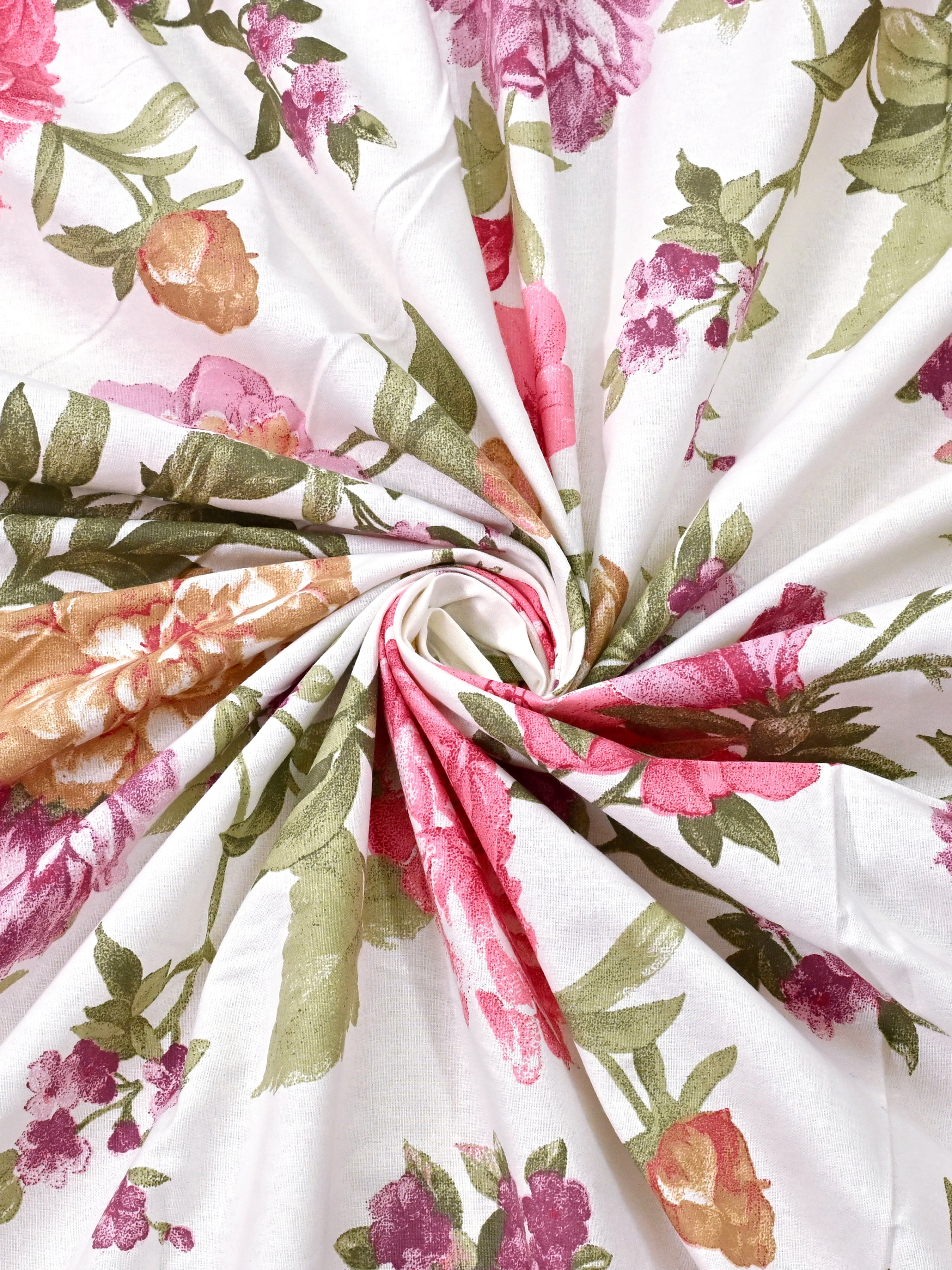 Double King Bedsheet with 2 Pillow Covers