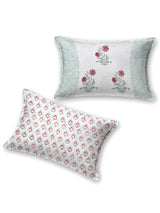 Handblock printed Jute Cotton Bedcover - Double King with 2 Pillow Covers
