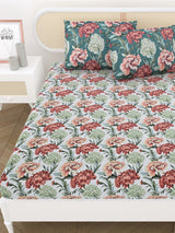 Double King Bedsheet with 2 Pillow Covers