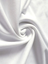 Premium Cotton Fitted Bedsheet (90x108 Inch) – Plain Design with 2 Printed Pillow Covers