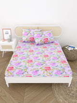 Double King Bedsheet with 2 Pillow Covers