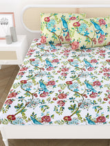 Double King Bedsheet with 2 Pillow Covers