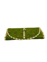 Handcrafted Travel Jewelry Organizer Roll | Artisan Fabric Jewelry Pouch