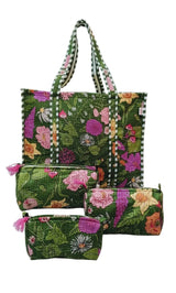 Tote Bag with set of 3 Pouches