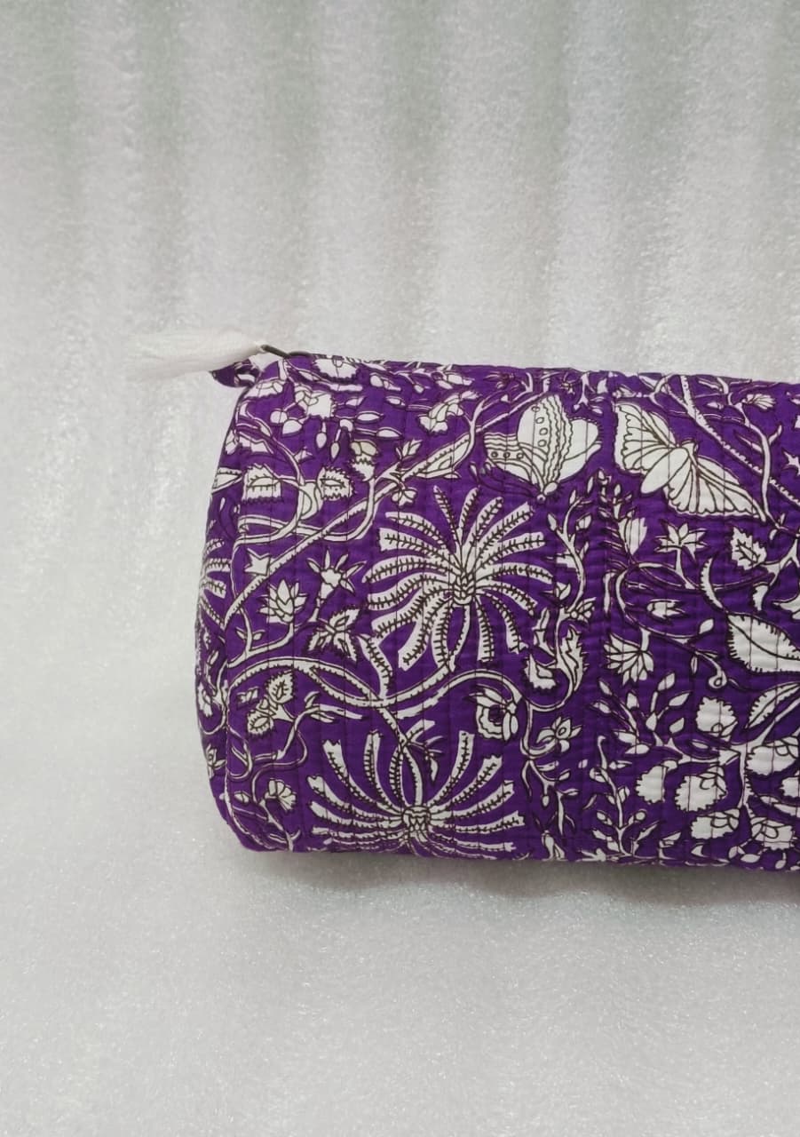 Set of 3 cosmetic bag/pouches with waterproof lining