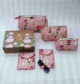 Set of 5 Utility Pouches (3 Makeup Pouches, 1 Sunglass Pouch, 1 Sanitary Napkin Pouch)