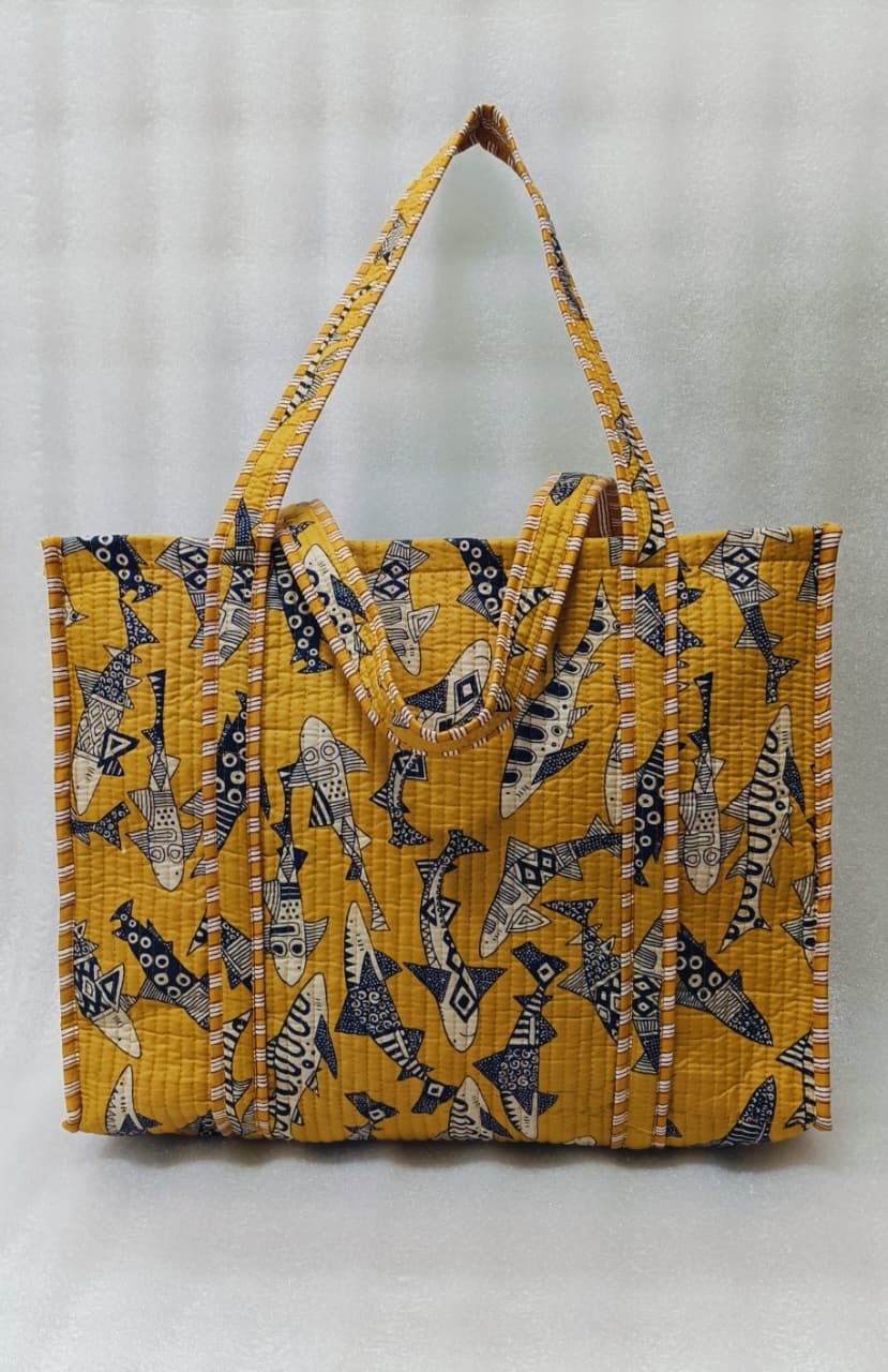 Tote Bag with set of 3 Pouches