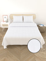 Premium Slub Cotton Bed Cover with 2 Pillow Covers