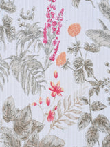 Quilted Floral Printed Reversible Bedcover with 2 Pillow Covers