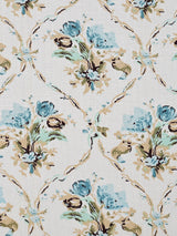Quilted Floral Printed Reversible Bedcover with 2 Pillow Covers