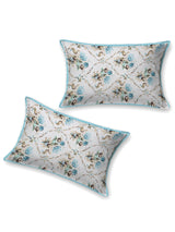 Quilted Floral Printed Reversible Bedcover with 2 Pillow Covers
