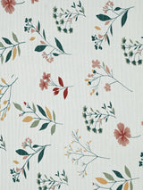 Quilted Floral Printed Reversible Bedcover with 2 Pillow Covers
