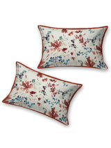 Quilted Floral Printed Reversible Bedcover with 2 Pillow Covers