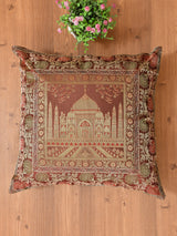 Set of 2 Banarasi Zari Cushion Cover - 16X16 Inches11100823