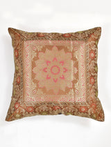 Set of 2 Banarasi Zari Cushion Cover - 16X16 Inches11100811
