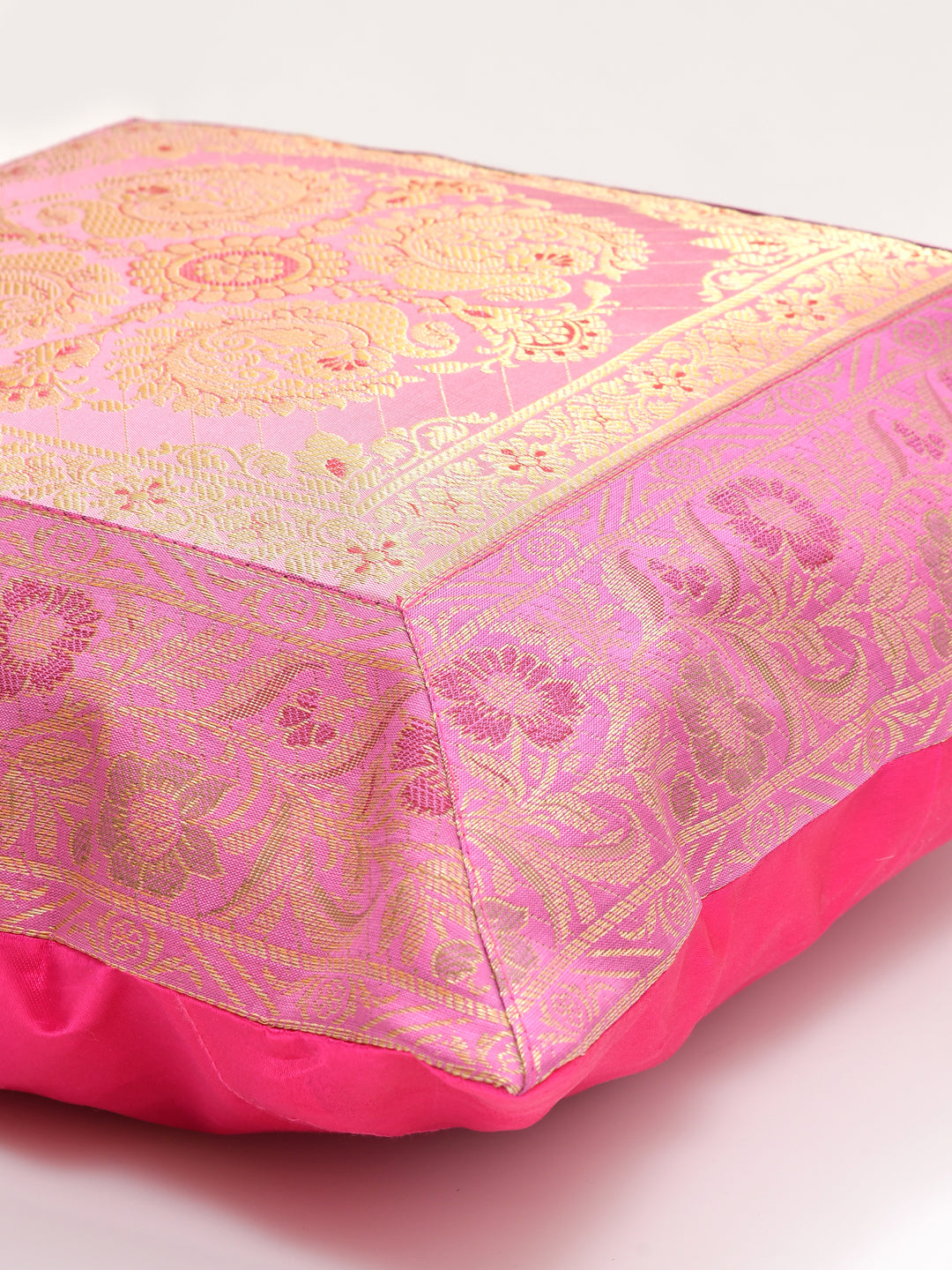 Set of 2 Banarasi Zari Cushion Cover - 16X16 Inches11100818