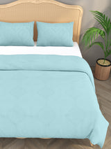 Cotton Quilted Reversible King Size Bedcover with 2 Pillow Covers