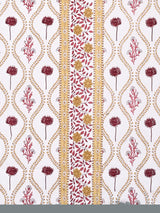 Floral Printed Bedding Set - 1 King Bedsheet, 1 Jaipuri Razai/Quilt, 2 Pillow Covers