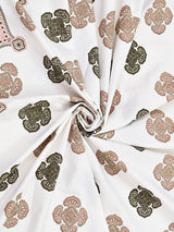 Floral Printed Bedding Set - 1 King Bedsheet, 1 Jaipuri Razai/Quilt, 2 Pillow Covers