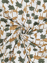 Floral Printed Bedding Set - 1 King Bedsheet, 1 Jaipuri Razai/Quilt, 2 Pillow Covers