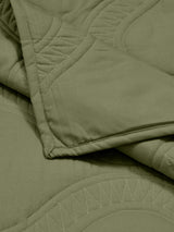 Cotton Quilted Reversible King Size Bedcover with 2 Pillow Covers
