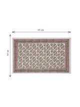 Handblock Printed Canvas Cotton Table Cloth 40X60 Inches - 4 Seater Dining Table