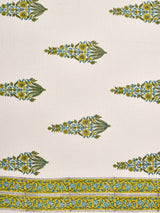 Hand Block Printed Honey Comb Cotton Bath Towel