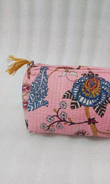 Set of 3 cosmetic bag/pouches with waterproof lining