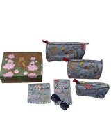 Set of 5 Utility Pouches (3 Makeup Pouches, 1 Sunglass Pouch, 1 Sanitary Napkin Pouch)
