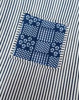 Handblock Printed Quilted Tote Bag without zip/button 17x18x 6 inches