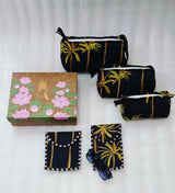 Set of 5 Utility Pouches (3 Makeup Pouches, 1 Sunglass Pouch, 1 Sanitary Napkin Pouch)