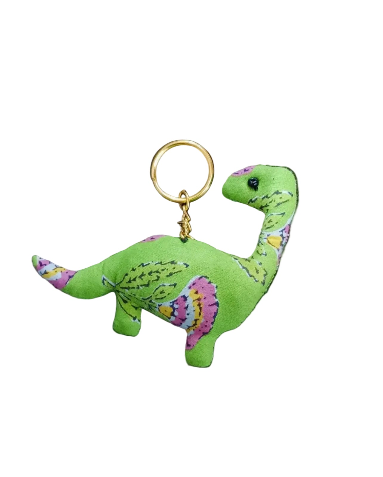 Handmade Bag Charm/Key Ring - dinosaur