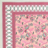 Floral Print Cotton Double King Bedsheet with 2 Pillow Covers