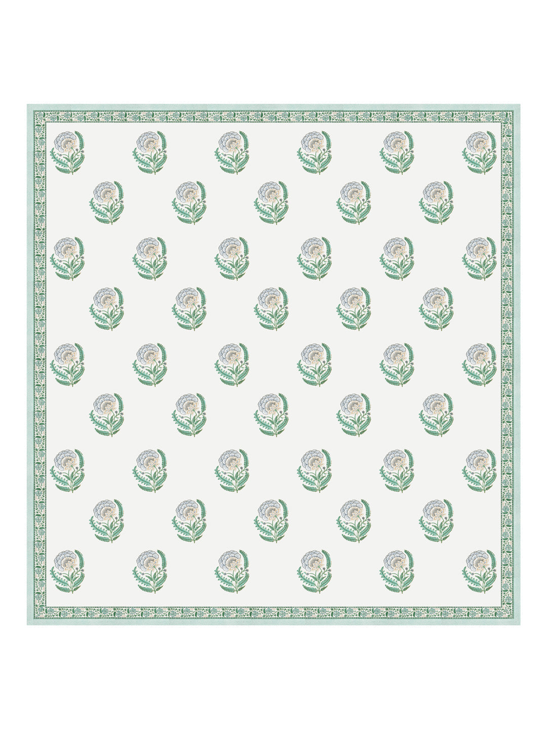 Extra Soft Percale Cotton Super King Handblock Print Bedsheet with 2 Pillow Covers + 1 Sham Pillow Cover