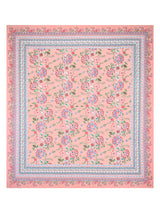 Cotton Printed Bedsheet with 2 Pillow Covers - (108 x 108 Inch)