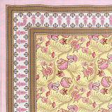 Floral Print Cotton Double King Bedsheet with 2 Pillow Covers