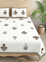 Double King Bedsheet with 2 Pillow Covers