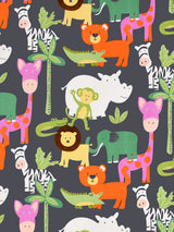 Polycotton Kids Print Double bedsheet with 2 Pillow Covers